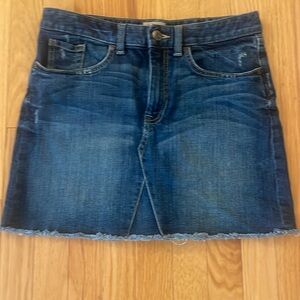 Gap denim mini skirt